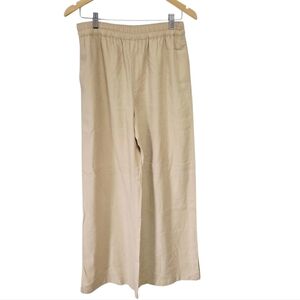 Nordstrom Open Edit Wide Leg Pants Pull On Trousers Beige Size Medium